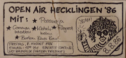 Eintrittskarte 1986