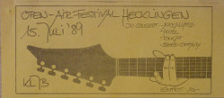 Eintrittskarte 1989